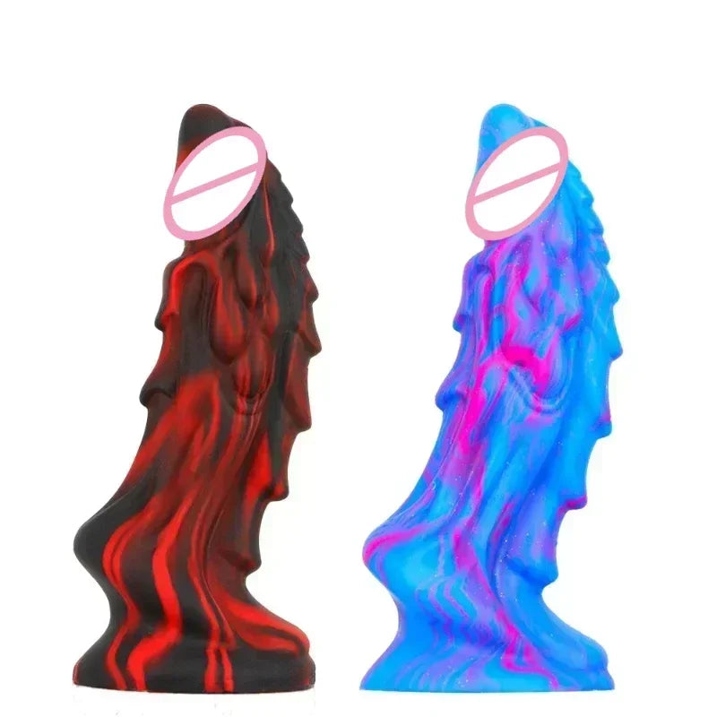 Dragon Dildo for Women Big Anal Dildo with Suction Cup Soft Monster Dildo Silicone Anal Plug Prostate Massager Sex Toys for Men