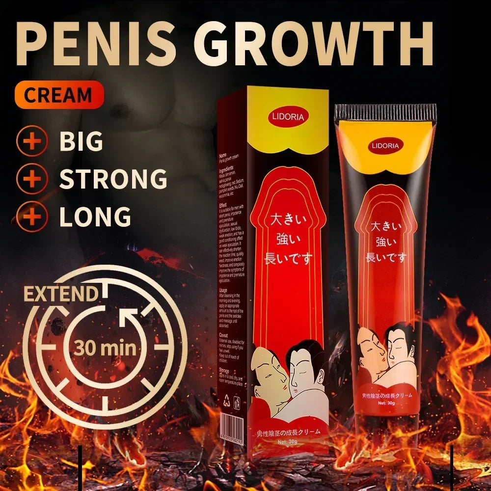 Big Dick Penis Enlargement Cream Sex Gel 30ml Increase Size Male Delay Erection Enlarge For Men Growth Thicken Adult Products