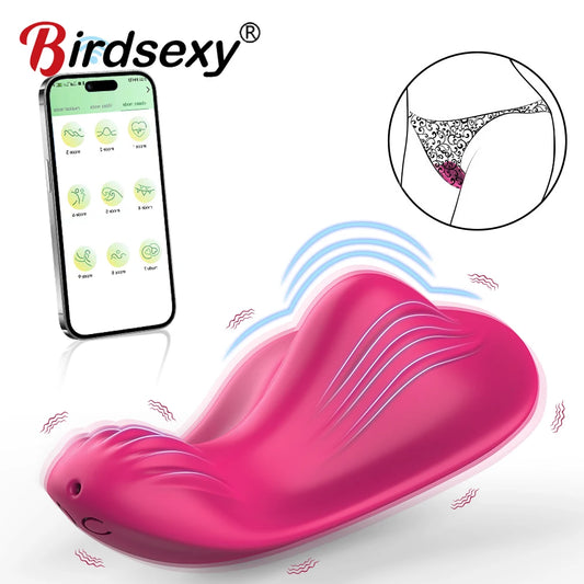 Wearable Bluetooth APP Vibrator for Women Wireless Remote Control Vibrating Egg Clitoris Stimulator Female Sex Toys for Couples