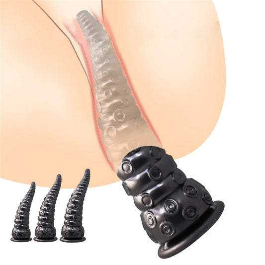 Anus Expansion Prostate Massager Dildo Octopus Butt Plug Massage With Suction Cup Anus Anal Plug Tentacle Dildos Sex Toys