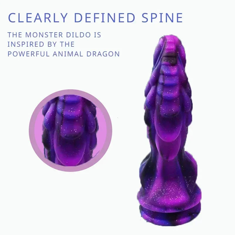 Dragon Dildo for Women Big Anal Dildo with Suction Cup Soft Monster Dildo Silicone Anal Plug Prostate Massager Sex Toys for Men