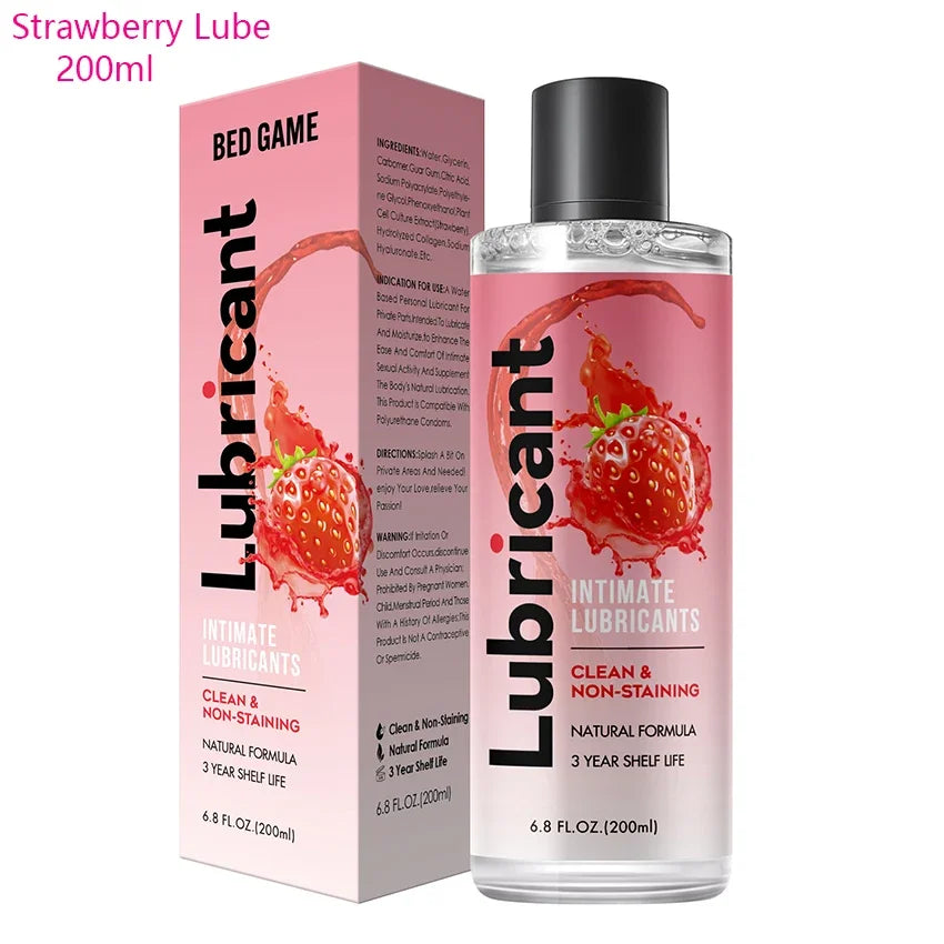 Lubricant for Sex Fruity Love Gel Anal Lubricantion Lubricants for Session Oil Water Based Lube Gay Vaginal Ora For Adult Toy