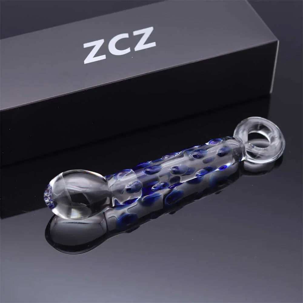 BDSM Fetish Crystal Butt Plug Vagina Pleasure Wand Glass Anal Dildo Bead Fake Adult Masturbate Sex Toys For Women Men Gay