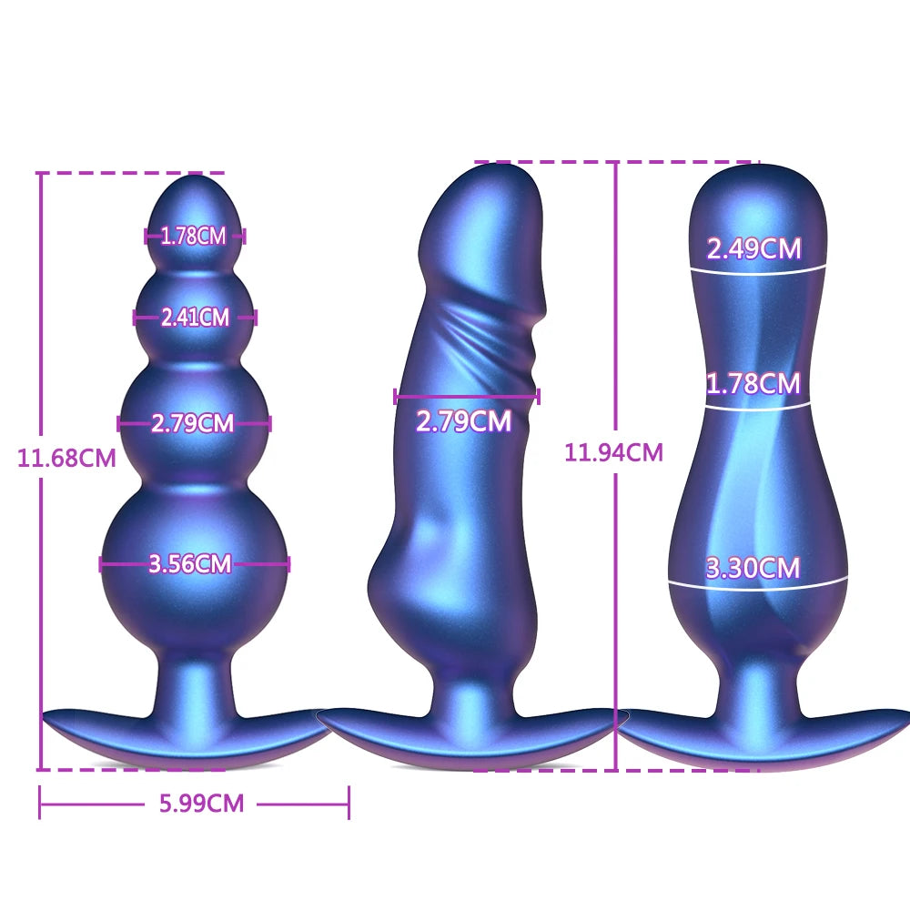 Butt Plug Silicone Dildo Anal Plug Realistic Penis Vagina and Anus Stimulator Penetration Anal Dilator Sex Toys Adult Supplies