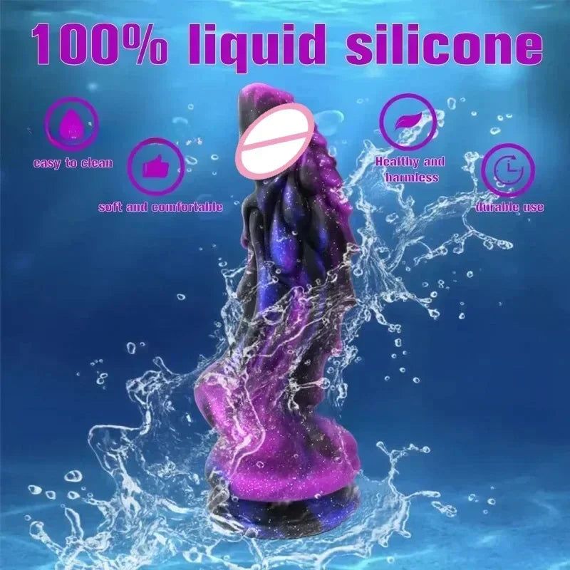 Dragon Dildo for Women Big Anal Dildo with Suction Cup Soft Monster Dildo Silicone Anal Plug Prostate Massager Sex Toys for Men