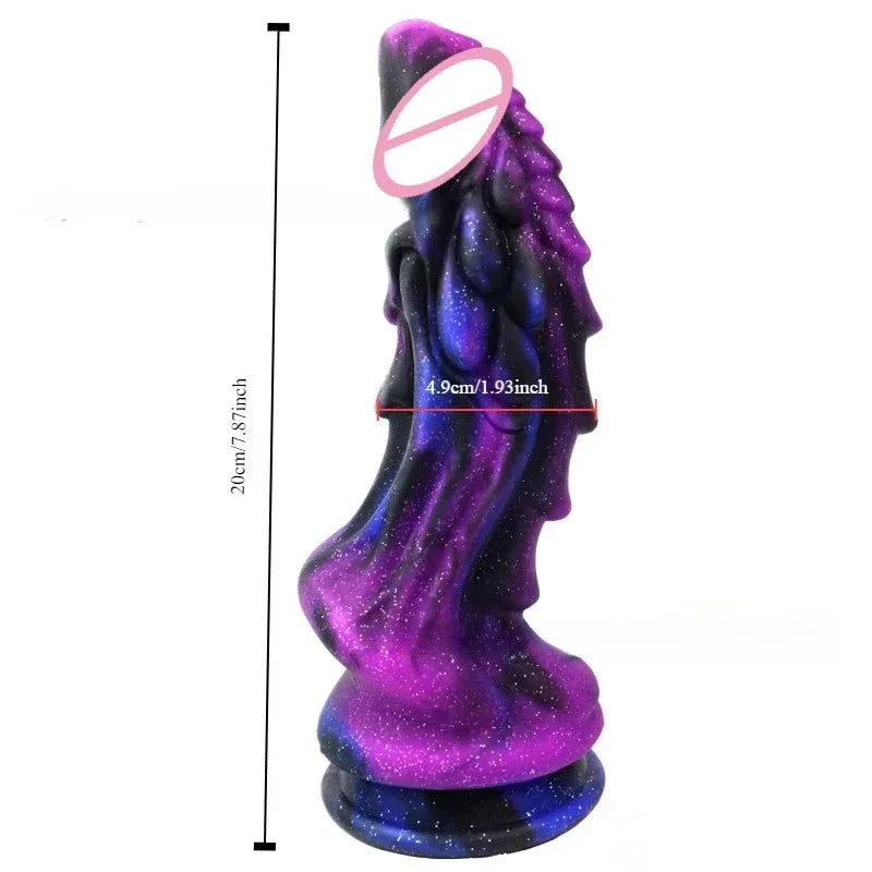 Dragon Dildo for Women Big Anal Dildo with Suction Cup Soft Monster Dildo Silicone Anal Plug Prostate Massager Sex Toys for Men